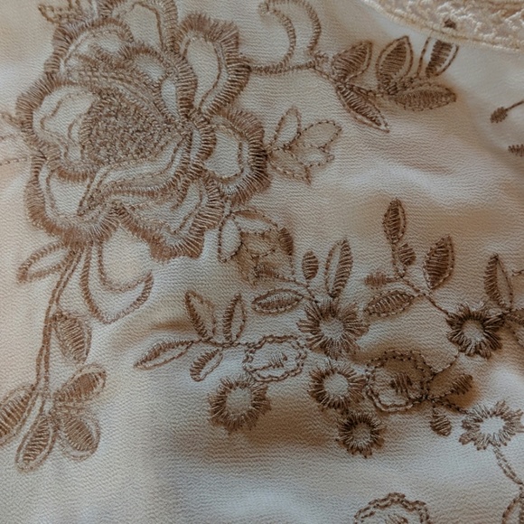 Boho Tank Embroidered Blush Pink - Picture 3 of 4